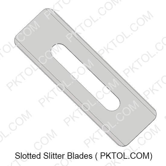 Slotted Slitter Blades with Arc Angle