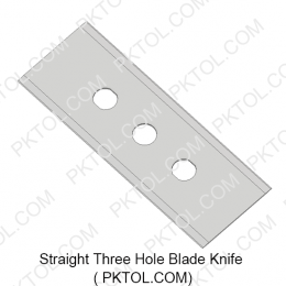 Straight 3 hole Slitter Blade Ceramic Knife