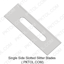 Single Side Slotted Slitter Blades Ceramic Knife