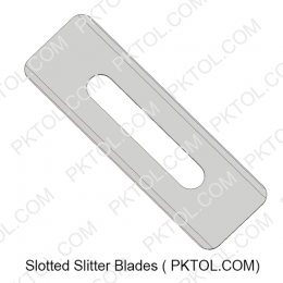 Slotted Slitter Blades with Arc Angle